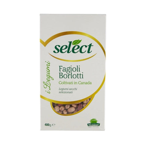 Select Fagioli Borlotti getrocknete Bohnen 400g - Italian Gourmet