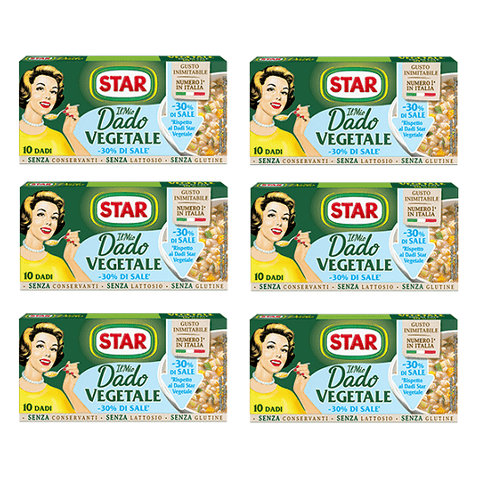 Il Mio Dado Star Vegetale -30% Sale 10 Gemüsesuppenwürfel - Italian Gourmet