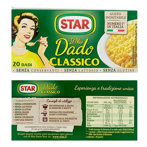 Star Il Mio Dado Classico Stockwürfel (20 Suppenwürfel– 200g) - Italian Gourmet