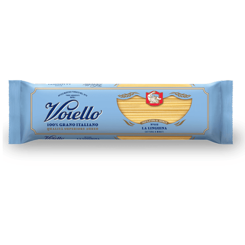 Voiello pasta Voiello La Linguina n°112 Pasta 100% Italienischer Weizen 500g Teigwaren aus Hartweizengrieß Bronze-Zeichnung