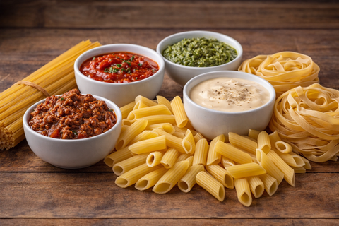 Welche Pasta passt zu welcher Sauce?