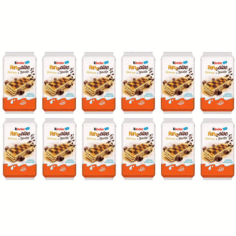 Kinder PaneCioc Süssbrotschnitte mit Schokoladenfüllung VPE (12x300g Packung) Original italienisch