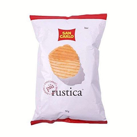 San Carlo Chips rustikale Paket 20 packs50 g jedes 1x1160g Original italienisch Snack