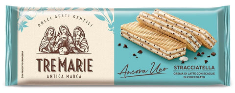 TreMarie Galbusera Biscotti | Waffel Stracciatella | Galbusera Kekse | Biscotti Galbusera | 140 Gramm Total Original italienisch