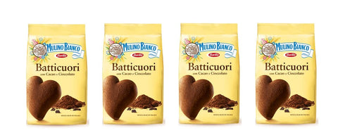 Mulino Bianco Kekse "Batticuori" (350g) - 4er Pack of 350 g - [1,40 Kg] Original italienisch