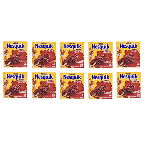 10x Nesquik Maxi Choco Schokoladensnack Schokoriegel 150 gr SONDERANGEBOT