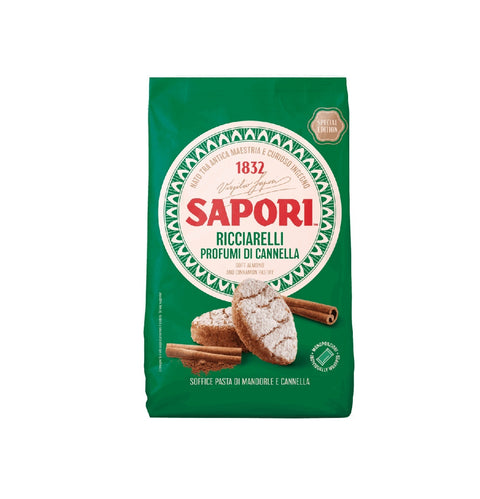 Sapori Ricciarelli alla cannella Weiche Mandel- und Zimtmasse 10x 120 g