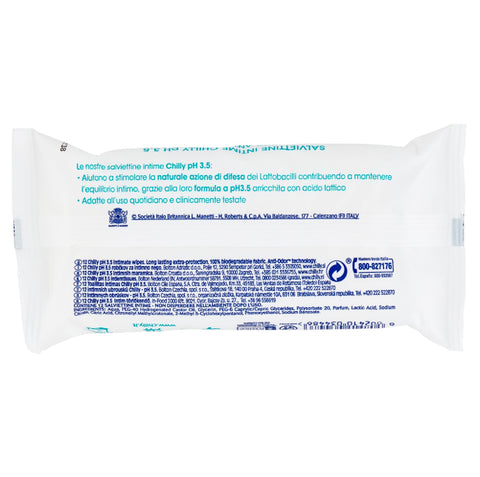 4x Chilly pH 3.5 Salviettine Intime Anti-Geruchs-Intimtücher SONDERANGEBOT