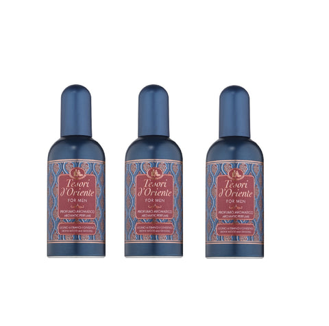Tesori D'oriente Ebano & Ginseng 100ml, frischer und holzig-aromatischer Duft 3x 100ml