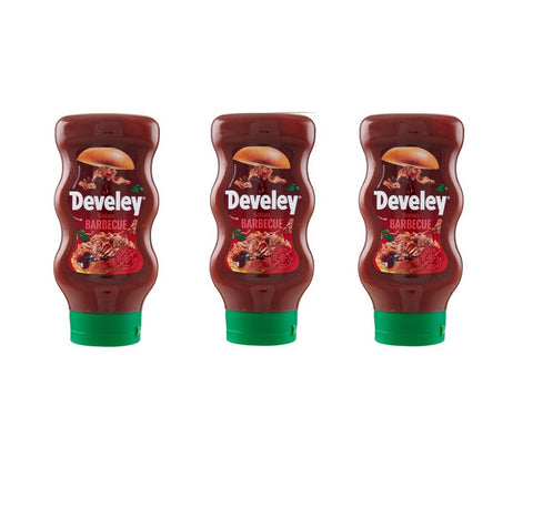 3x Develey Salsa Barbecue 410 ml