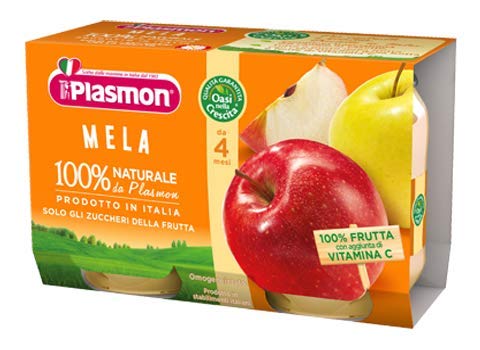 Plasmon Omogeneisiertes Obst Apfel 6 x 104 g