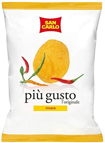 10x San Carlo più gusto Vivace Chips Patatine Kartoffelchips gesalzen 50g chips