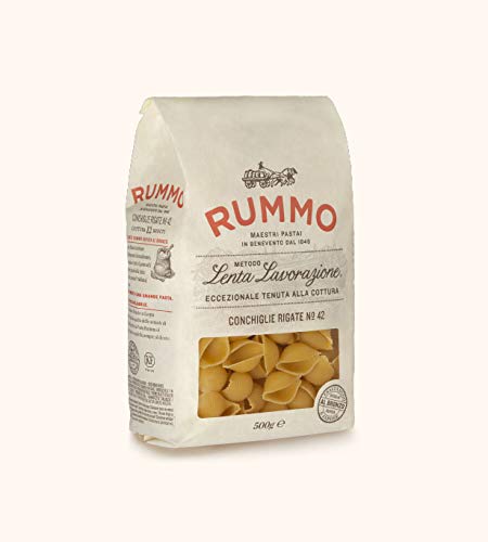 Rummo - Conchiglie Rigate n.42 Bronze Gezeichnete - 16 Packungen mit 500 g