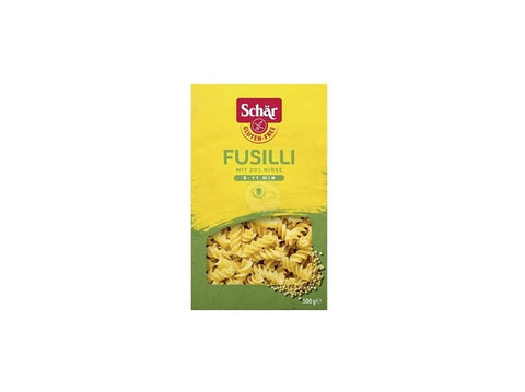 SCHÄR Senza Glutine Fusilli Glutenfrei Pasta mit 20% Hirse 500g