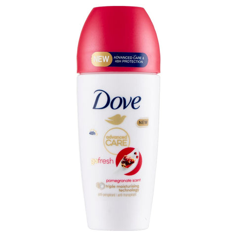 12x Dove Deo Advanced Care Granatapfel Roll On Deodorant, Antitranspirant Deodorant, Schutz bis zu 48 Stunden 50 ml + Italian Gourmet Polpa 400g