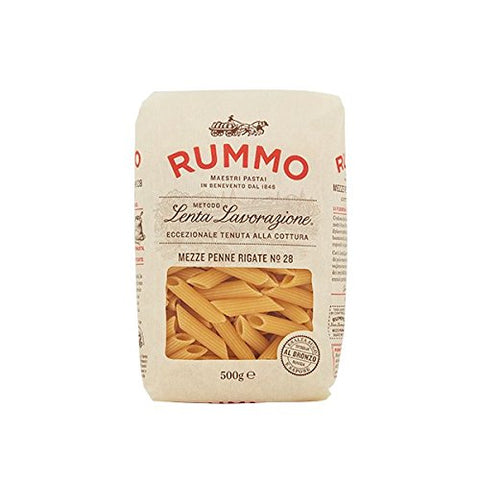 Rummo Mezze Penne Rigate Gr. 500 [6 pakete]