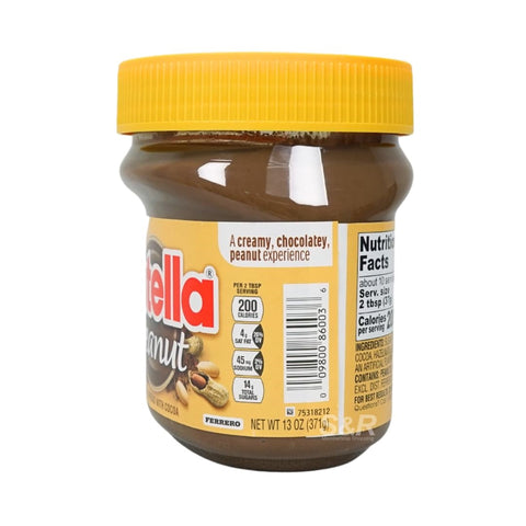 3x Nutella Peanut Aufstrich mit Kakao, Haselnüssen und Erdnüssen, 371 g