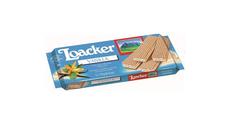 12x Loacker Vaniglia Vanille Waffeln Waffel mit Vanillecreme Kekse Cookies 175g