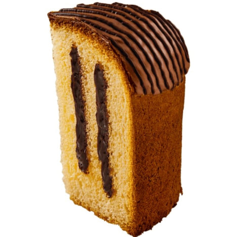 3x Bistefani Panettone Double Chocolate mit Zartbitterschokoladencreme, kombiniert mit einem Überzug aus Milchschokolade, 750 g