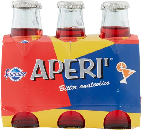 12x APERI' alkoholfreier roter Bitter 100ml + Italian Gourmet polpa 400g