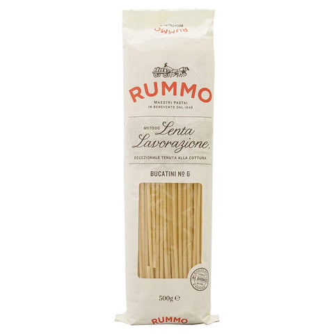 Rummo - Bucatini n.6 Bronze Gezeichnete - 24 Packungen mit 500 g