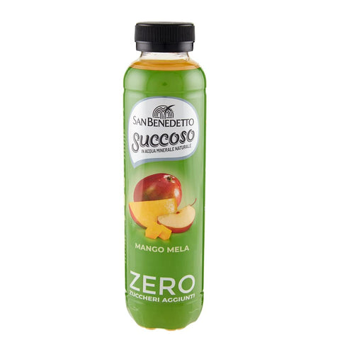 24x San Benedetto Succoso zero Mango e mela Mango und Apfel PET flasche ohne zucker 40cl ACE Fruchtsaft saft