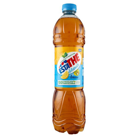 12x Ferrero Estathé Deteinato limone kalter Tee entkoffeinierter mit Zitrone - 1,5 L + Italian Gourmet Polpa 400g