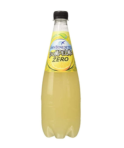 12 x San Benedetto Pompelmo Zero PET ohne Zucker 0,75 l italienische erfrischende Grapefruit ohne Zucker