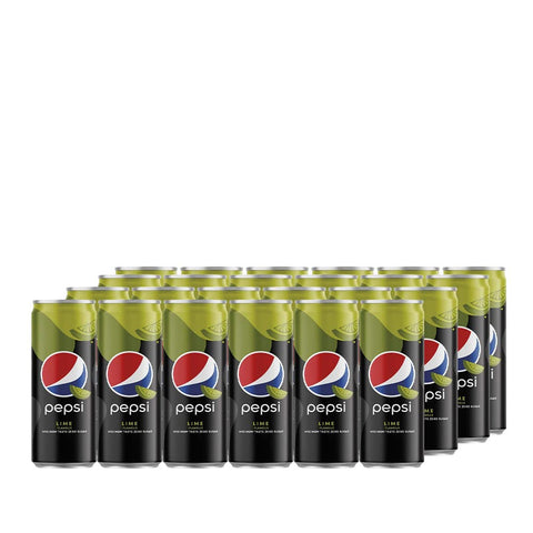 Pepsi Cola Lime (24 x 330ml) Erfrischende Pepsi Cola mit Limettengeschmack
