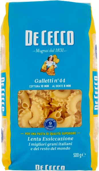 12x De Cecco Galletti N°44 500gr + Italian Gourmet polpa 400g