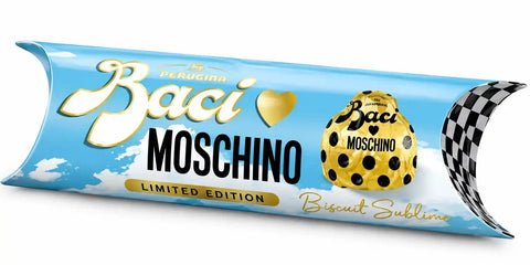 6x Baci Perugina Moschino Biscuit Sublime (3 Stück pro Röhre)