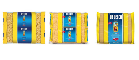 TESTPAKET De Cecco Penne Rigate - Farfalle - Spaghettini Pasta di Semola di Grano Duro Hartweizengrieß Pasta 100% Italienische Pasta Längliche Pasta und kurze Pasta ( 3 x 3Kg )