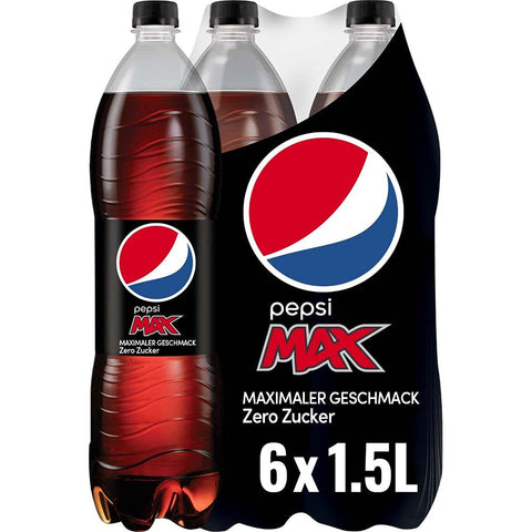Pepsi Max, Zero Zucker, EINWEG (6 x 1,5 l)