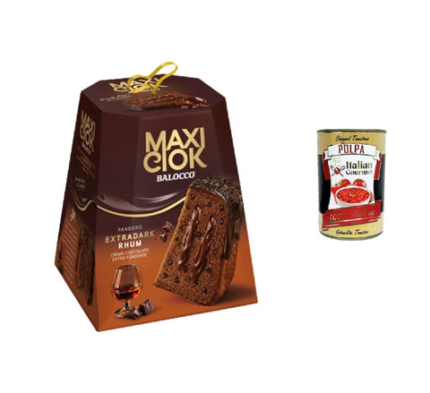Balocco Pandoro Extra Dark Rhum 800g + Italian Gourmet polpa 400gr