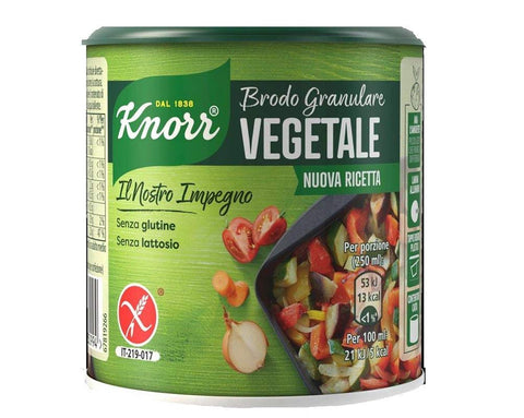 3x Knorr Brodo Granulare Vegetale pflanzliche granulierte Brühe 150g Geschmack für Ihre Gerichte Gluten-frei laktosefrei 100% Italienische Brühe