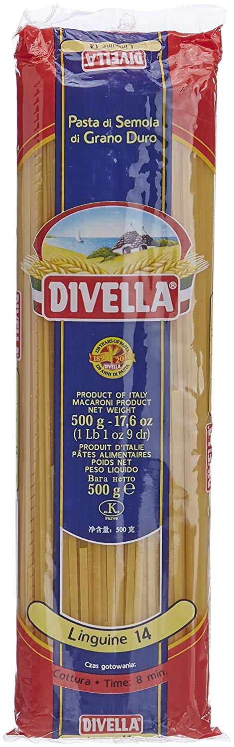 10x Pasta Divella 100% Italienisch N°14 Linguine 500g