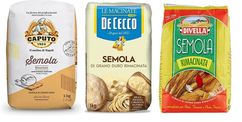 TESTPAKET De Cecco Divella Caputo Semola Grano Duro Rimacinata Hartweizengries