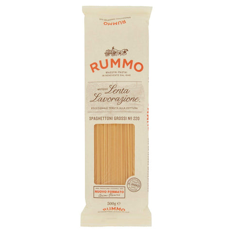 Rummo - Dicke Spaghetti n.220 Bronze Gezeichnete - 24 Packungen mit 500 g