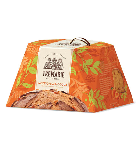 3x Tre marie Panettone all' albicocca Aprikosen-Panettone 900g + Italian Gourmet polpa 400gr