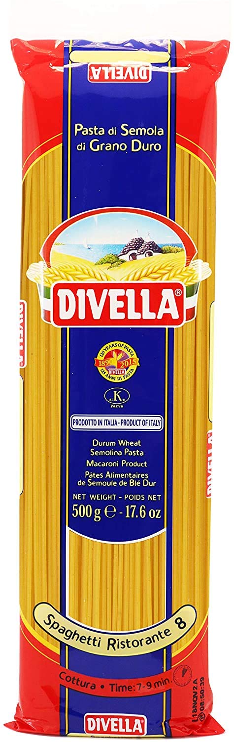 10 Pasta Divella 100% Italienisch Spaghetti N° 8 Kochen 9 Minuten 500g