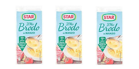Star Brodo Manzo Broth Flüssige Rinderbrühe, 1 l, 30 % Salz