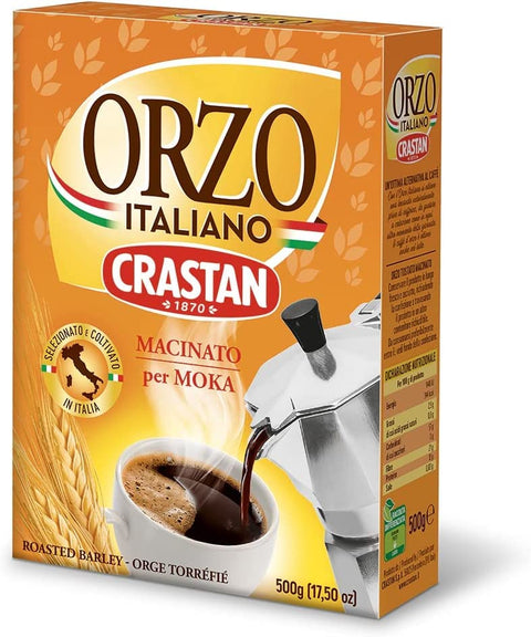 12x Crastan Orzo moka kaffee Instant lösliche Gerste Getreidekaffee Kaffee 500gr