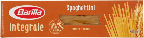 10x Pasta Barilla spaghettini integrali Vollkorn 100% italienisch Nudeln 500g