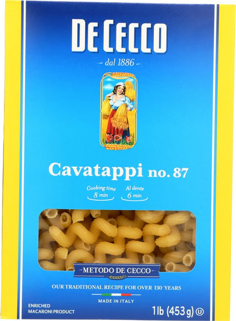 10x Pasta De Cecco 100% Italienisch Cavatappi n. 87 Nudeln 500g