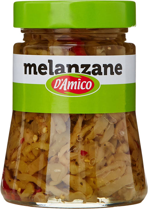 3x D'Amico Melanzane A Filetti Auberginenfilets im Glas Gr.280