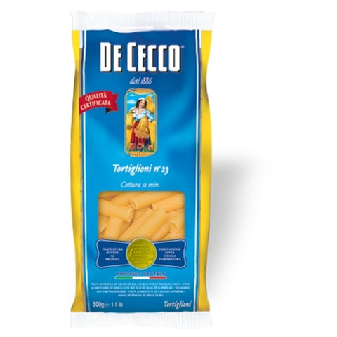Nudeln Pasta Tortiglioni n° 23 500 gr. - De Cecco