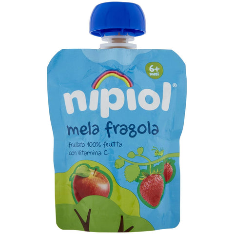 Nipiol Pouches Erdbeere, 85 g