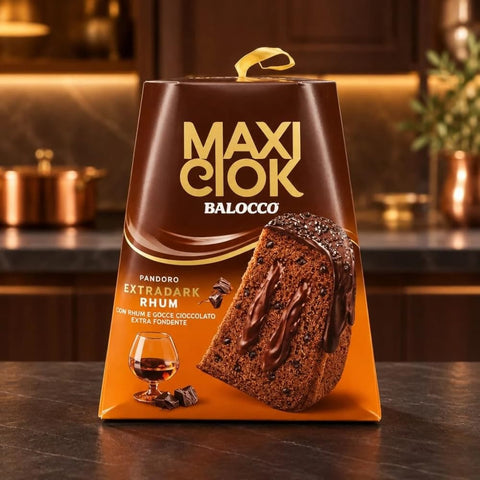 3x Balocco Pandoro Extra Dark Rhum 800g + Italian Gourmet polpa 400gr
