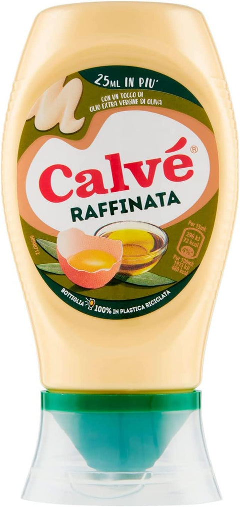 6x Calve Calvè Mayonnaise Raffinata mayo Fritessoße Soße Sauce squeeze 225ml