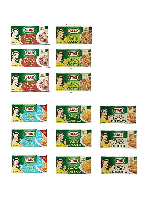 Star Dado Brodo Suppenwürfel für Brühe, 15 x 10 Stück
